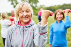 Women being active