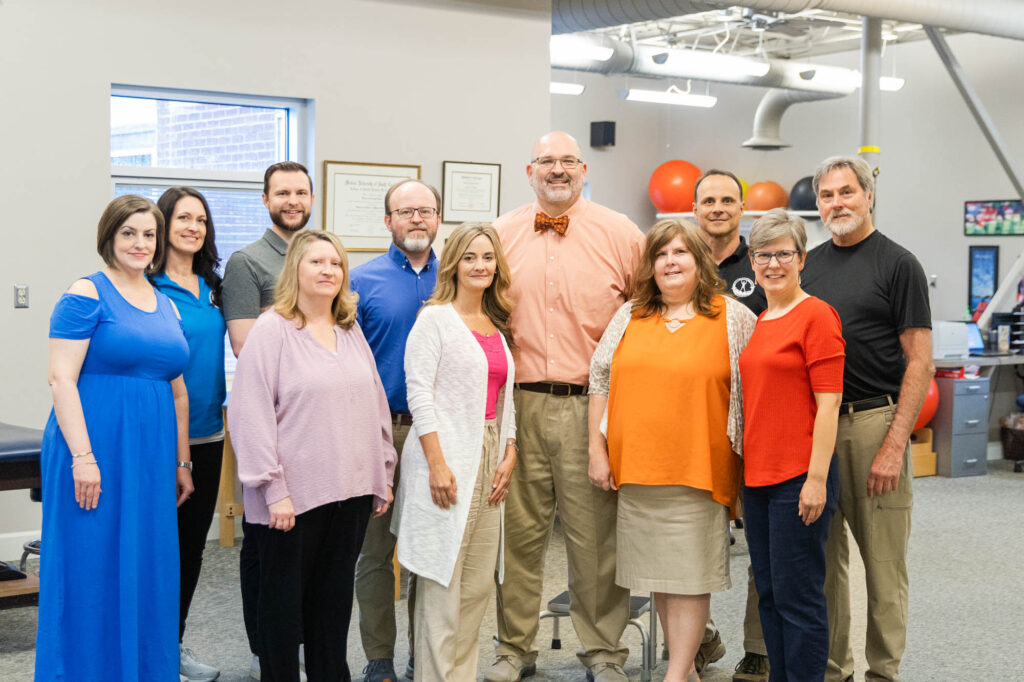 Dosher Physical Therapy team group photo.