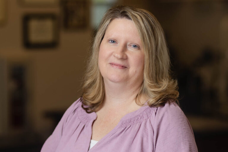 Portrait of Kim Kelley at Dosher Physical Therapy.