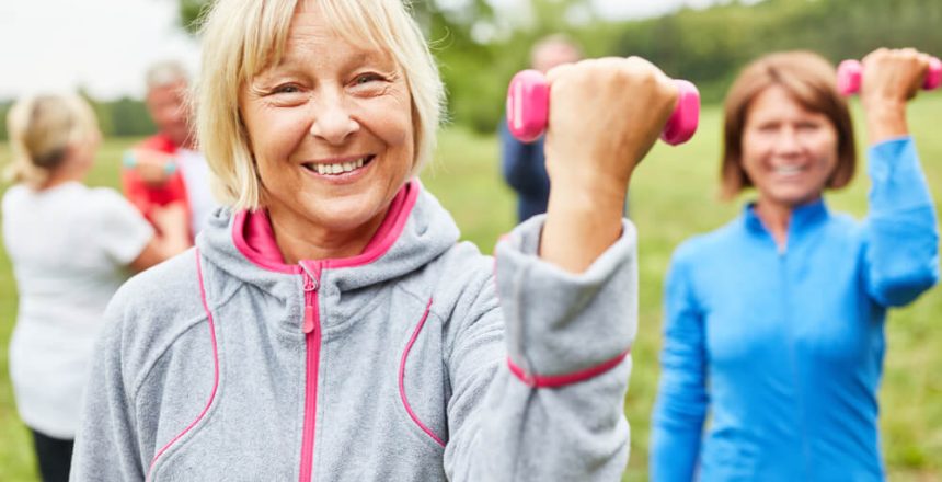 Women being active